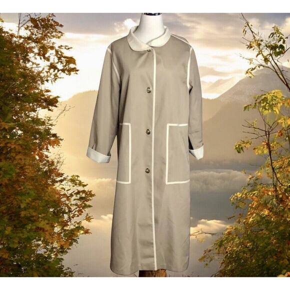 Bonnie Cashin Raincoat Small Beige Turnlock Vintage Weatherwear Russel Taylor